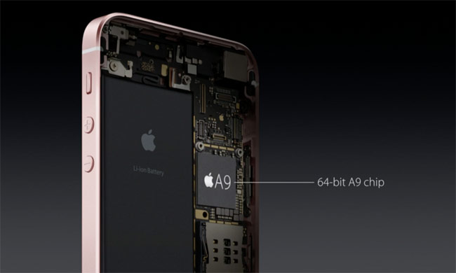 Apple đã trang bị cho iPhone SE một cấu hình tương tự như iPhone 6s