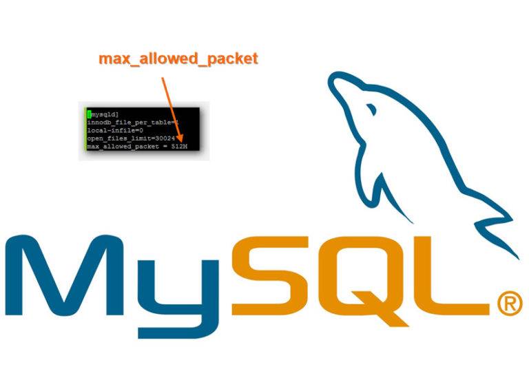 Thay đổi giá trị mặc định max_allowed_packet trong mysql