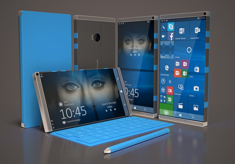 Surface Phone sẽ được Microsoft tung ra thị trường vào tháng 10. Ảnh: Nokiapoweruser.