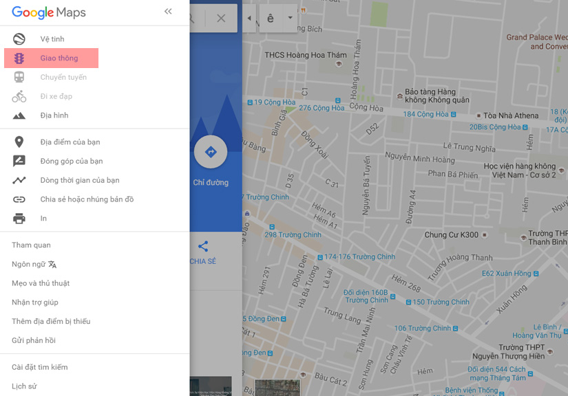 Google Maps mở tính năng theo dõi tắc đường ở Việt Nam