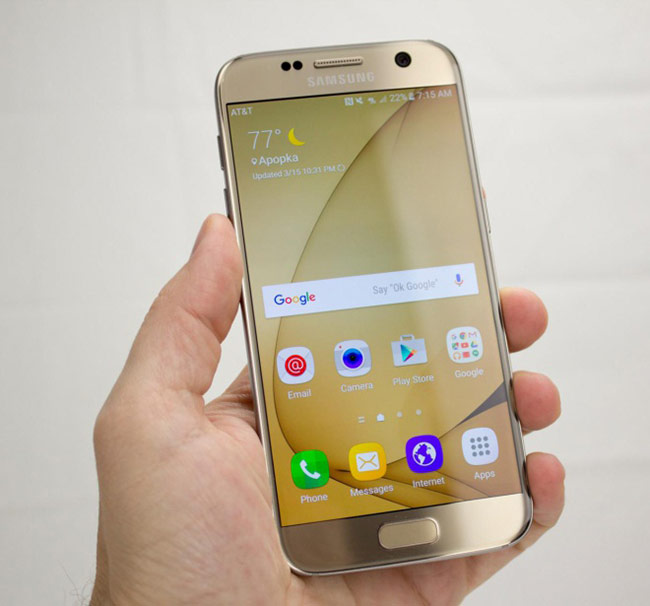 Samsung Galaxy S7edge vàng