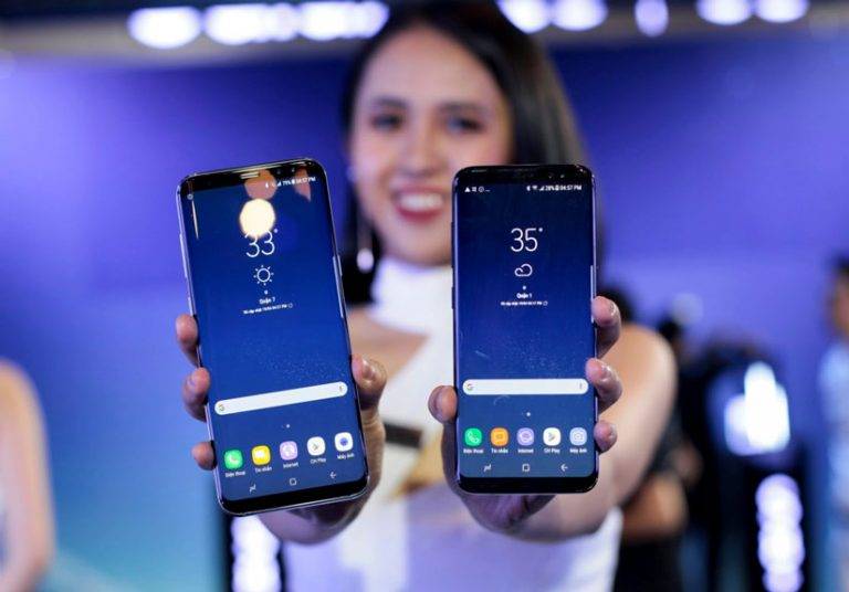 Ảnh thực tế Samsung Galaxy S8/S8+ và loạt phụ kiện hấp dẫn vừa về VN