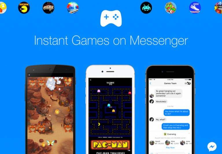 facebook messenger bat dau cho choi game