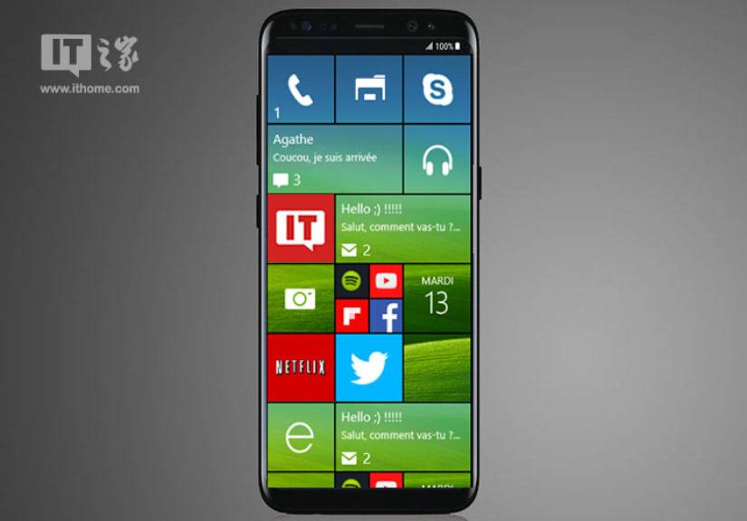 Galaxy S8 chạy Windows 10 Mobile lộ ảnh