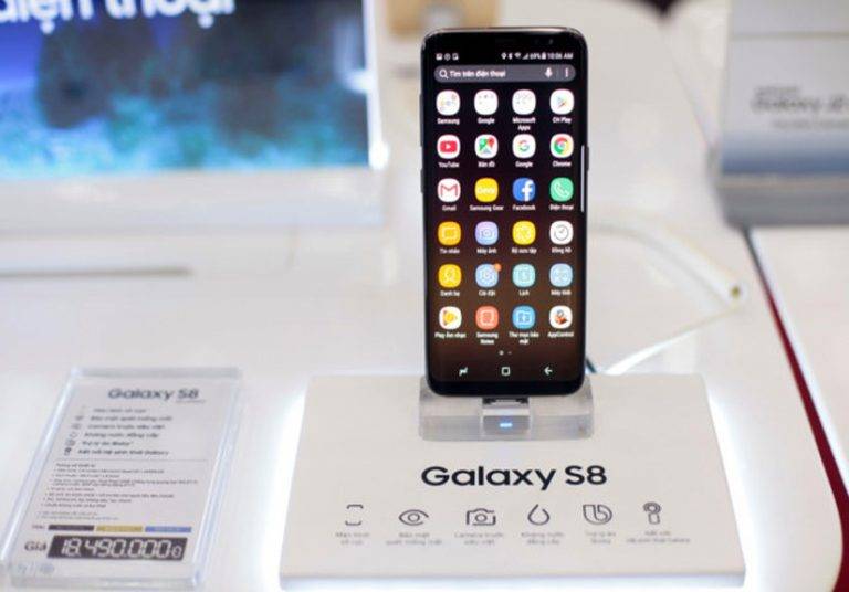 Galaxy S8+ màu đen cháy hàng tại VN