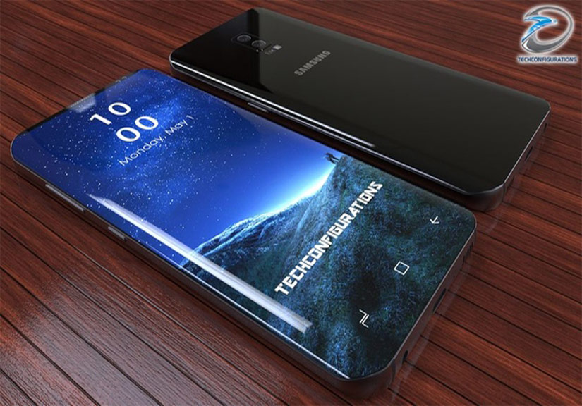 Galaxy S9 với màn hình chiếm 95% diện tích mặt trước