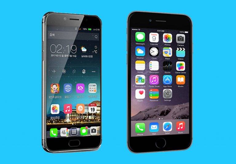 smartphone lai iphone va dien thoai samsung cua trieu tien