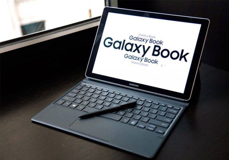 tren tay nhanh galaxy book doi thu cua microsoft surface