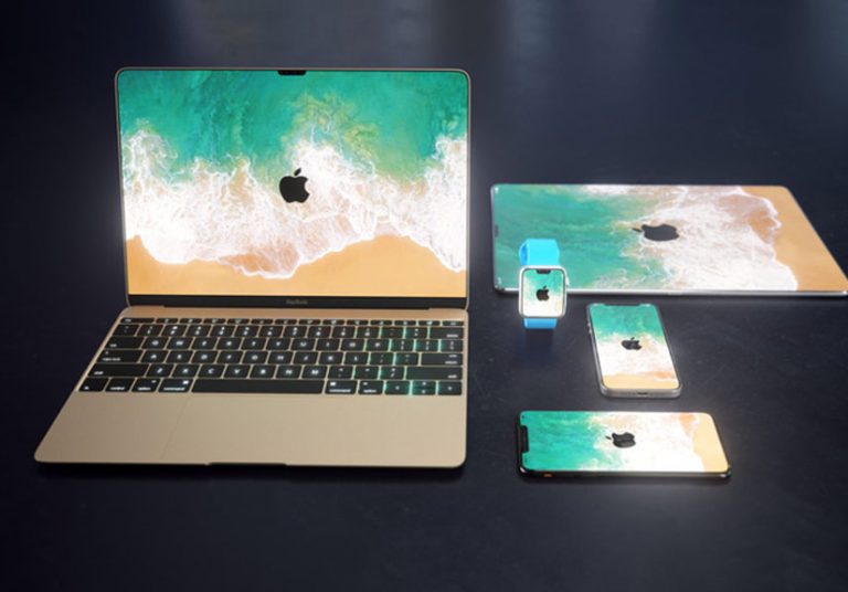 Ý tưởng MacBook, iPad cũng có 'tai thỏ' như iPhone X