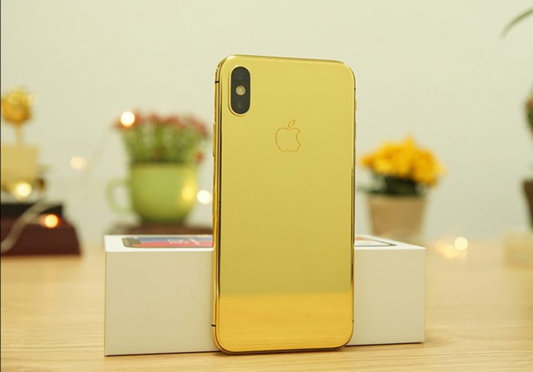 iPhone X mạ vàng 24K xuất hiện ở Việt Nam