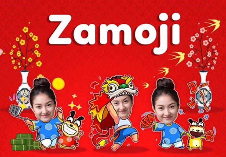 Tạo sticker chúc Tết từ ảnh cá nhân bằng Zamoji