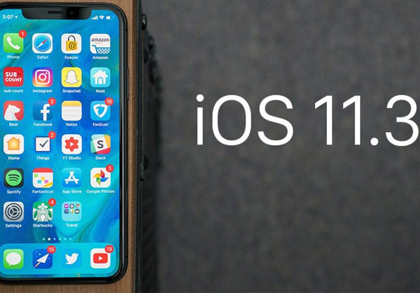 Apple phát hành iOS 11.3.1 cải thiện bảo mật
