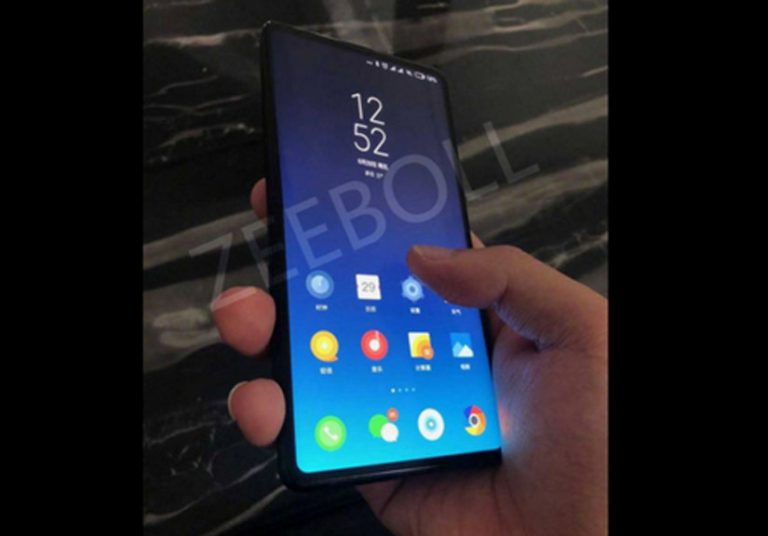 Ảnh thực tế được cho là của Mi Mix 3.