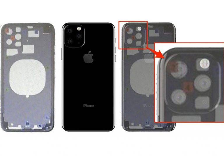 iPhone XI lộ thiết kế camera tam giác