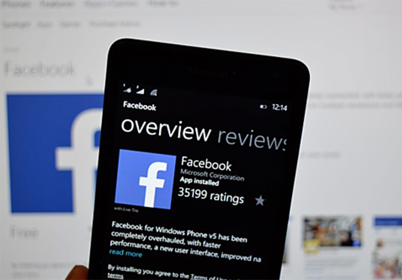 Facebook rút ứng dụng khỏi Windows Phone từ 30/4