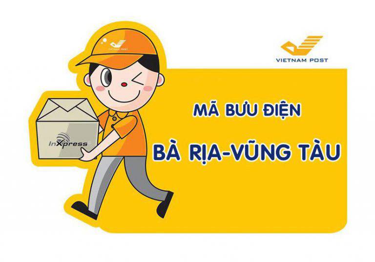 Mã bưu điện Bà Rịa - Vũng Tàu Zip/Postal Code các bưu cục tỉnh Bà Rịa - Vũng Tàu