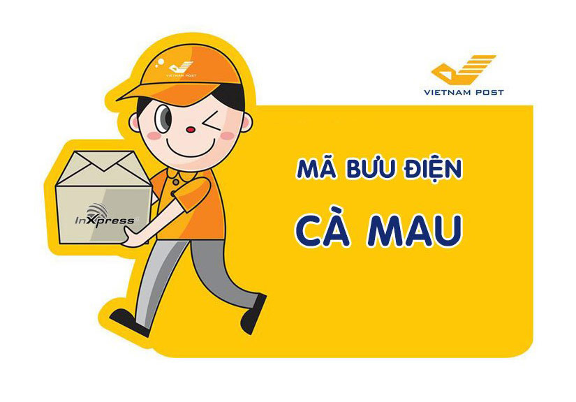 Mã bưu điện Cà Mau – Zip/Postal Code các bưu cục tỉnh Cà Mau