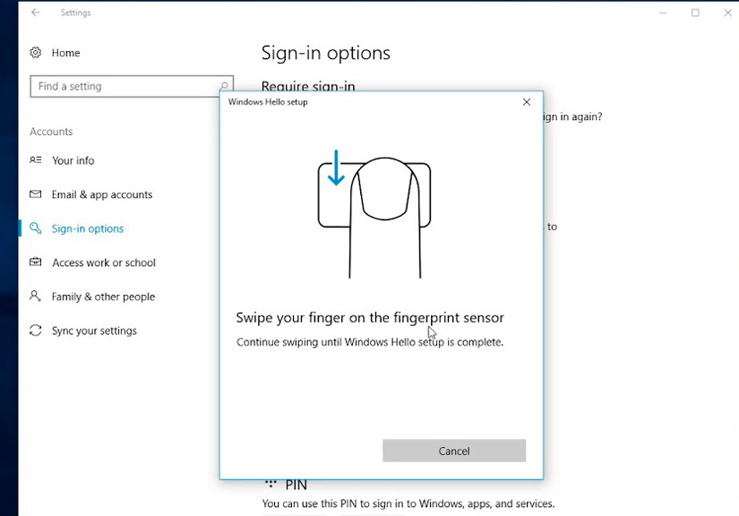 Sửa lỗi Windows Hello Fingerprint không hoạt động trên Windows 10