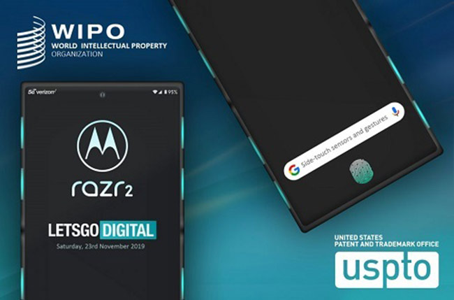Motorola Razr 2 tích hợp cảm ứng viền