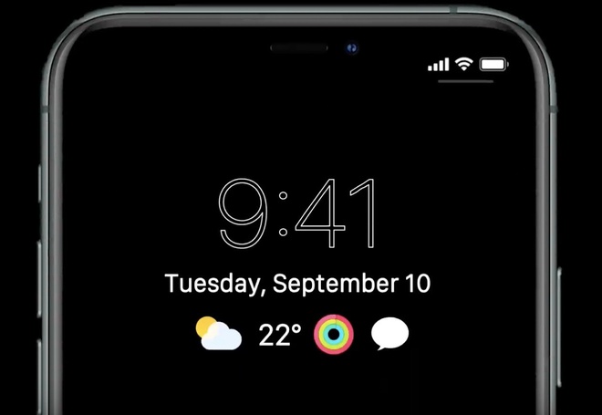 Chế độ màn hình luôn hiển thị (Always On Display) đã có trên Android cho phép hiển thị nhanh một số thông tin như đồng hồ, thời tiết