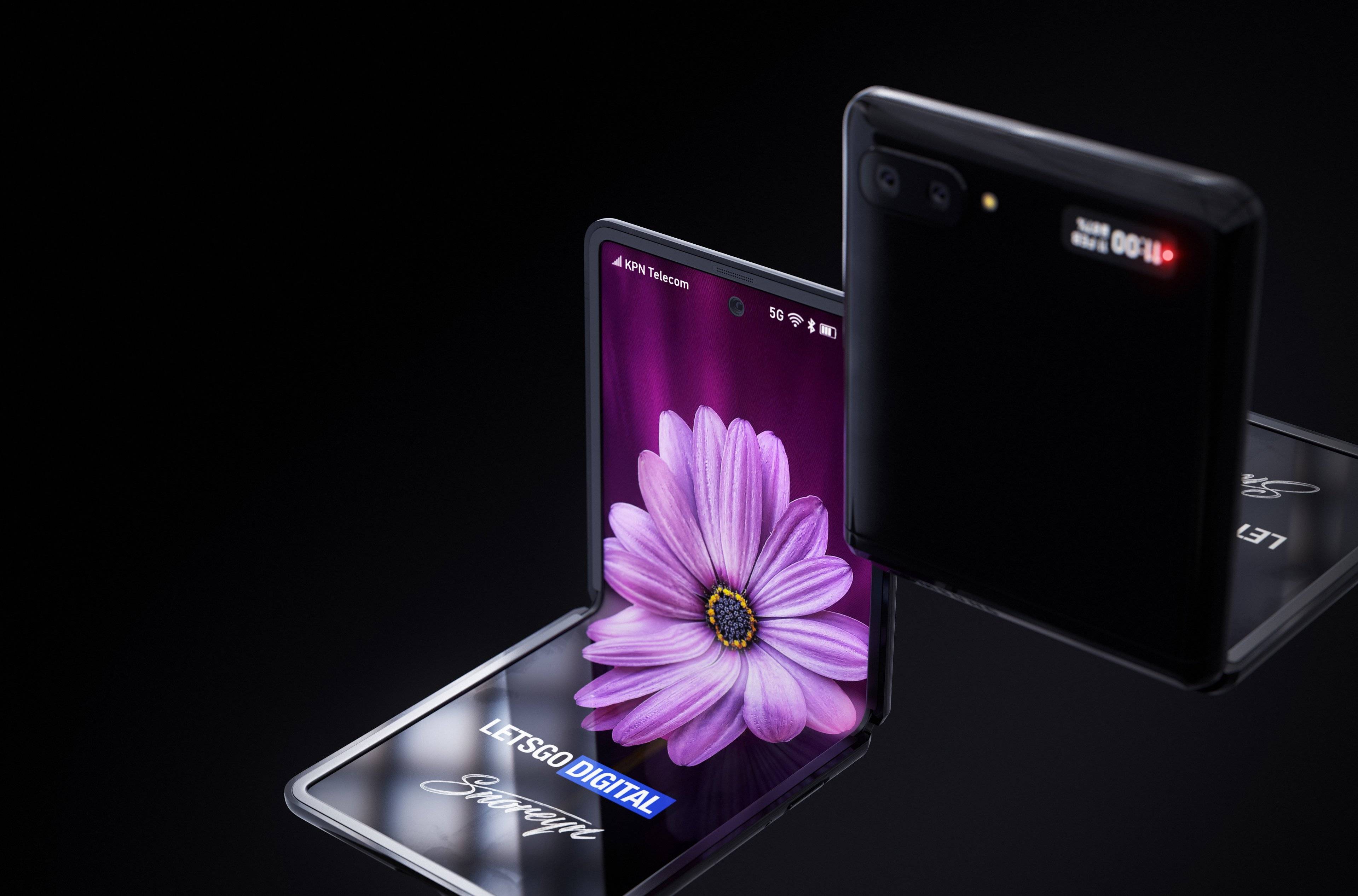 Chiêm ngưỡng Samsung Galaxy Z Flip sắp ra mắt với thiết kế gập vỏ sò - Ảnh 3.