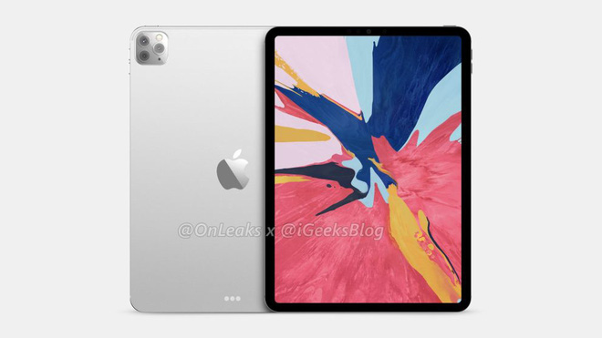 iPad Pro 2020 lộ diện với cụm 3 camera như iPhone 11 Pro - Ảnh 1.