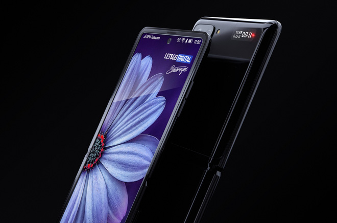 Chiêm ngưỡng Samsung Galaxy Z Flip sắp ra mắt với thiết kế gập vỏ sò - Ảnh 4.