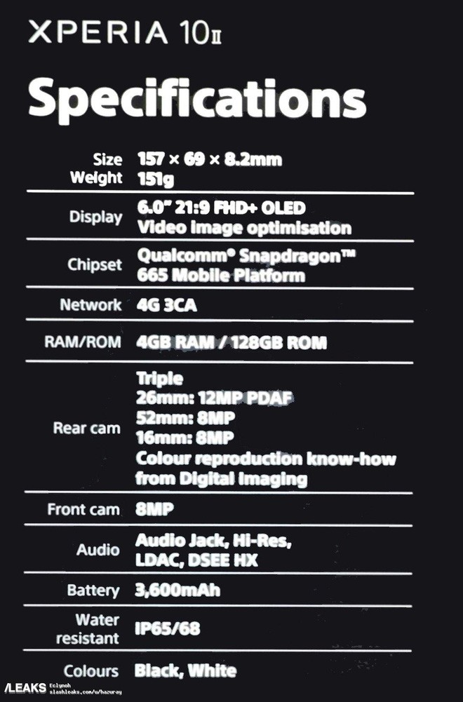 Sony Xperia 1 II lộ diện: Màn hình OLED 21:9, 4 camera ZEISS, chip Snapdragon 865 - Ảnh 5.