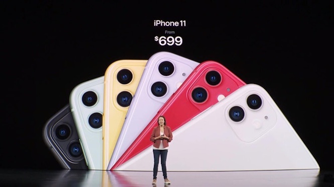 Năm ngoái Apple ra mắt iPhone 11 với giá 699 USD. (Ảnh: Apple)