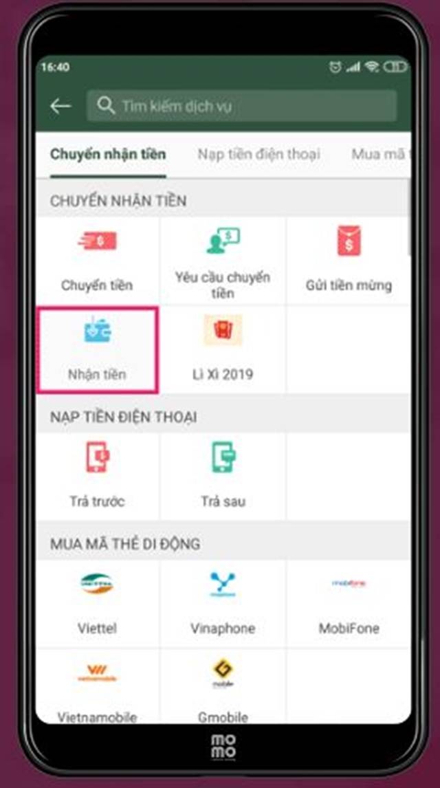 cach nhan tien va thanh toan qua vi momo de dang tien loi va nhanh chong 6