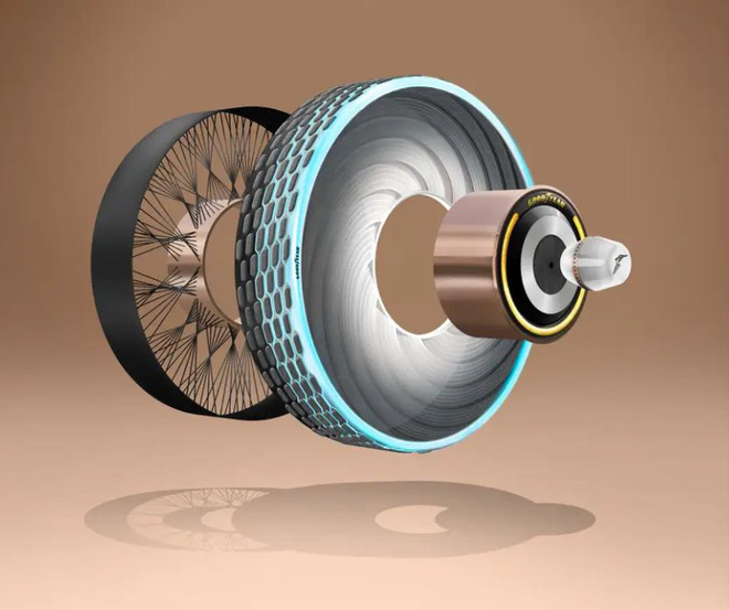 Goodyear phát minh ra loại lốp mới không bao giờ cần thay, mặt lốp có khả năng tự tái sinh - Ảnh 2.