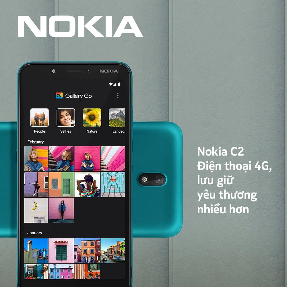 Nokia C2 lên kệ từ hôm nay, giá 1,69 triệu đồng