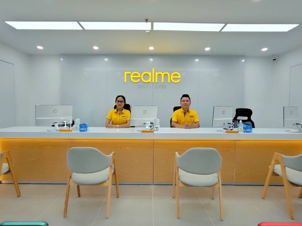 Realme giới thiệu Trung tâm Bảo hành chính hãng chuyên nghiệp