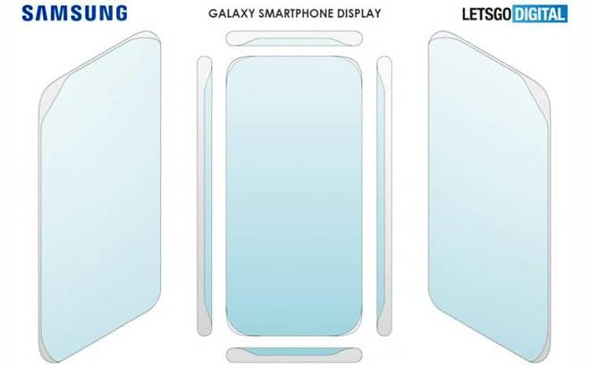 Samsung được cấp bằng sáng chế cho thiết kế màn hình không viền cong bốn cạnh - Ảnh 2.