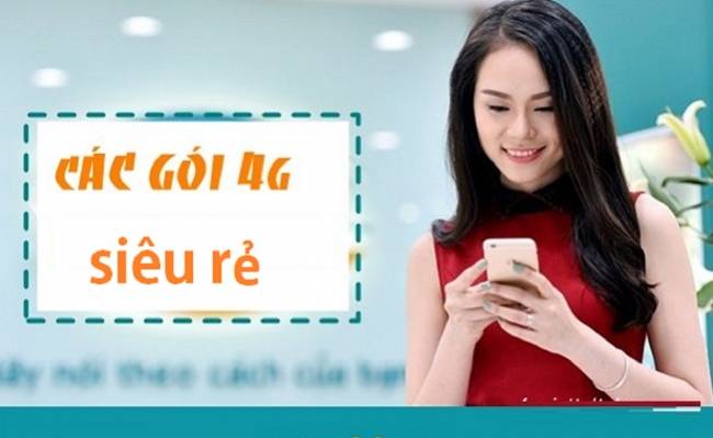 Các gói cước 4G Viettel, Vinaphone, Mobifone giá rẻ dung lượng cao