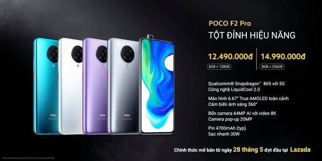 POCO F2 Pro ra mắt tại VN: Snapdragon 865, tản nhiệt buồng hơi, 4 camera 64MP, giá từ 12.49 triệu đồng - Ảnh 5.