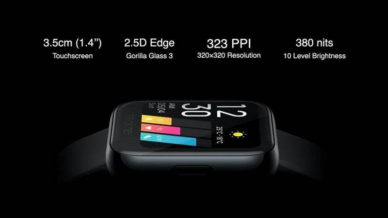 Realme Watch lấy cảm hứng từ Apple Watch, giá chỉ 1,24 triệu đồng