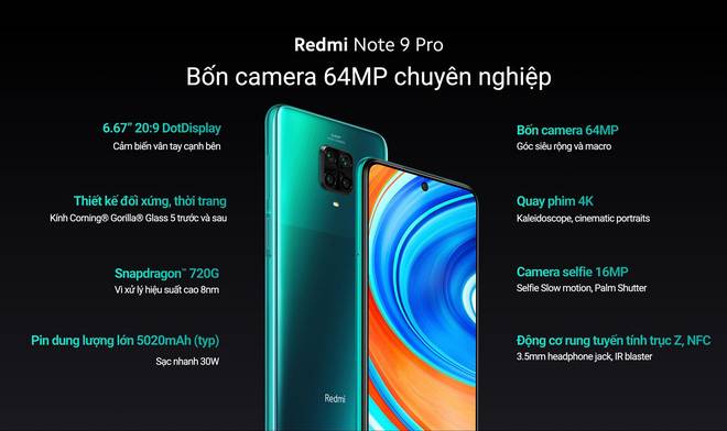 Redmi Note 9 và Redmi Note 9 Pro ra mắt tại Việt Nam: Màn hình đục lỗ, 4 camera, giá từ 3.99 triệu đồng - Ảnh 2.