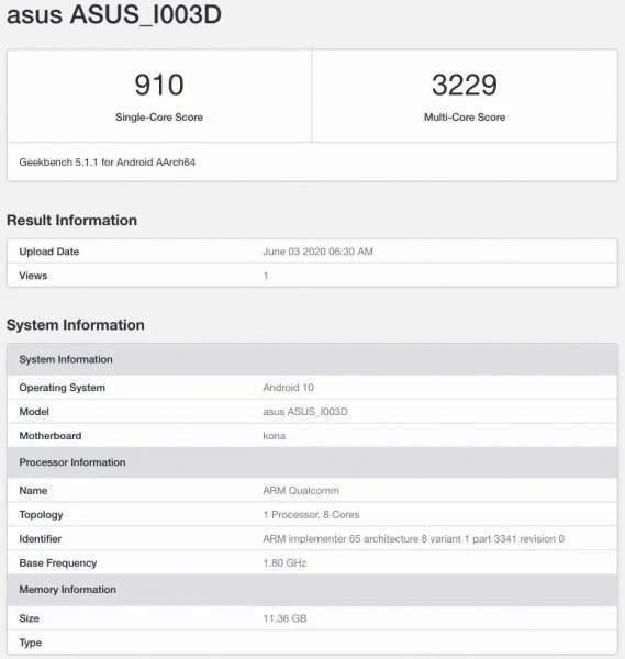 ASUS ROG Phone III lộ điểm hiệu năng ấn tượng với chip Snapdragon 865 và RAM 12GB - Ảnh 2.