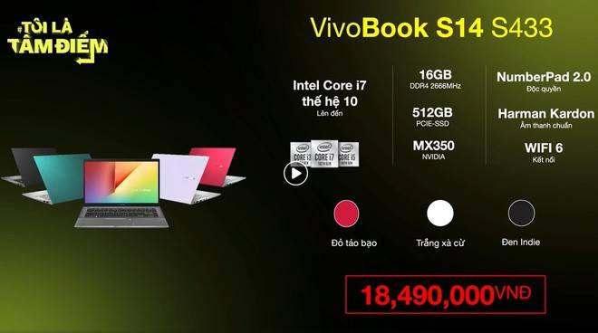 Asus Việt Nam giới thiệu thế hệ mới dòng laptop VivoBook S: thiết kế hiện đại, nhiều tùy chọn màu sắc - Ảnh 6.