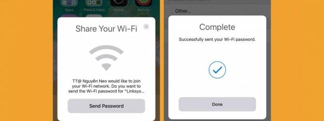 Mẹo chia sẻ mật khẩu wifi cực nhanh và đơn giản trên iPhone không phải ai cũng biết