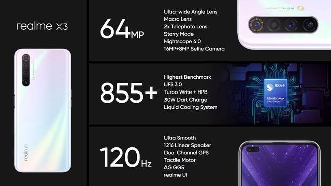 Realme X3 ra mắt: Màn hình 120Hz, Snapdragon 855+, 4 camera sau 64MP, giá từ 7.7 triệu đồng - Ảnh 2.