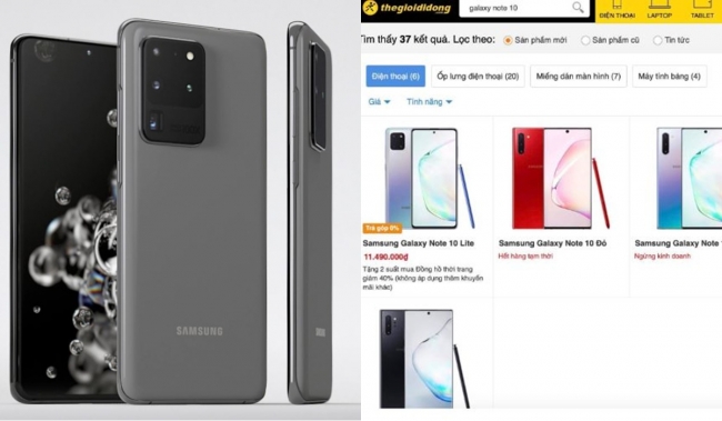 Lý do Thế Giới Di Động bất ngờ ngừng kinh doanh Samsung Galaxy Note 10, Note 10+ và S20 Ultra 