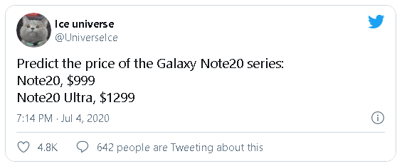 Samsung Galaxy Note 20 và Note 20 Ultra lộ giá bán - Ảnh 2.