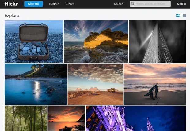 Flickr là một nền tảng rất phổ biến với dân nhiếp ảnh chuyên nghiệp.
