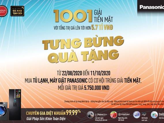 panasonic mo thuong 1001 giai tien mat len toi hon 5 7 ty dong 1