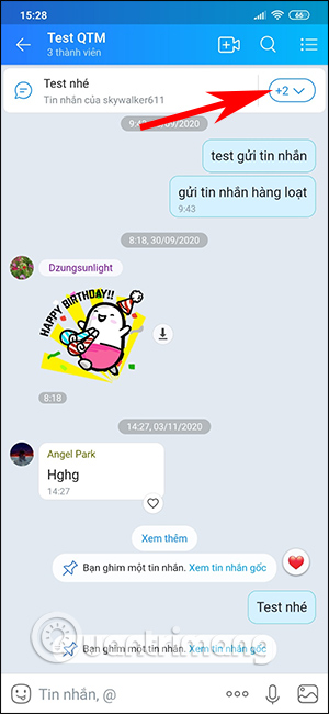 cach ghim nhieu tin nhan trong zalo 2