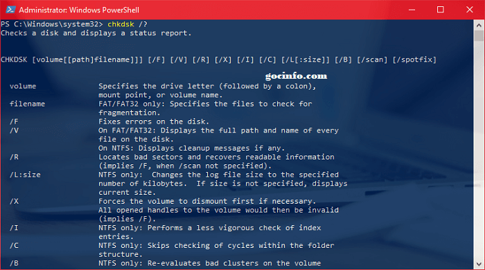 chkdsk tren windows