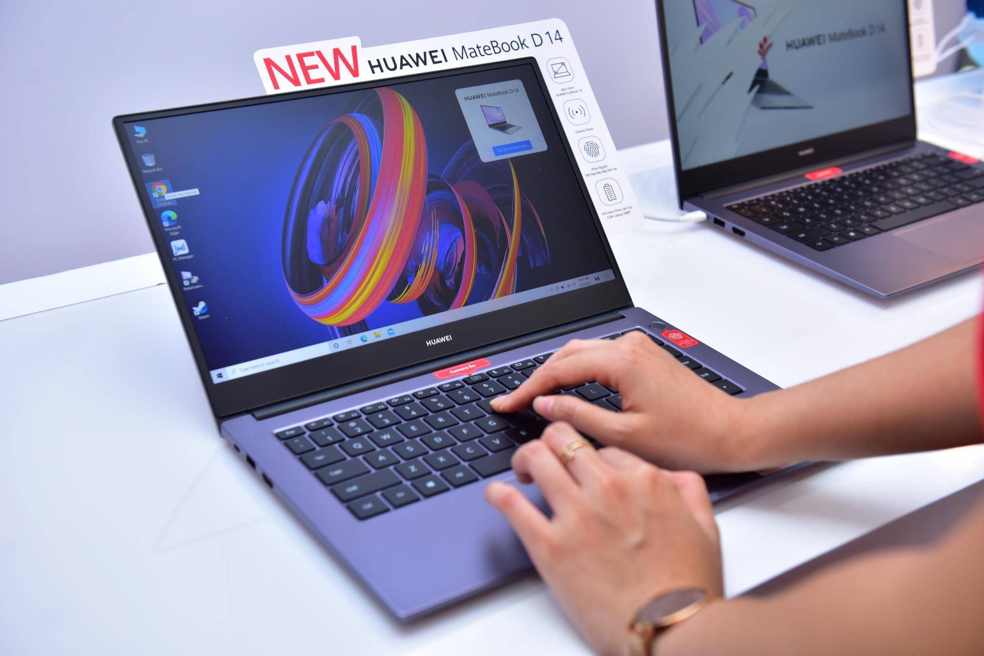 huawei matebook d 14 dung amd radeon rx vega 10 len ke hom nay gia 17 990 000 dong 5