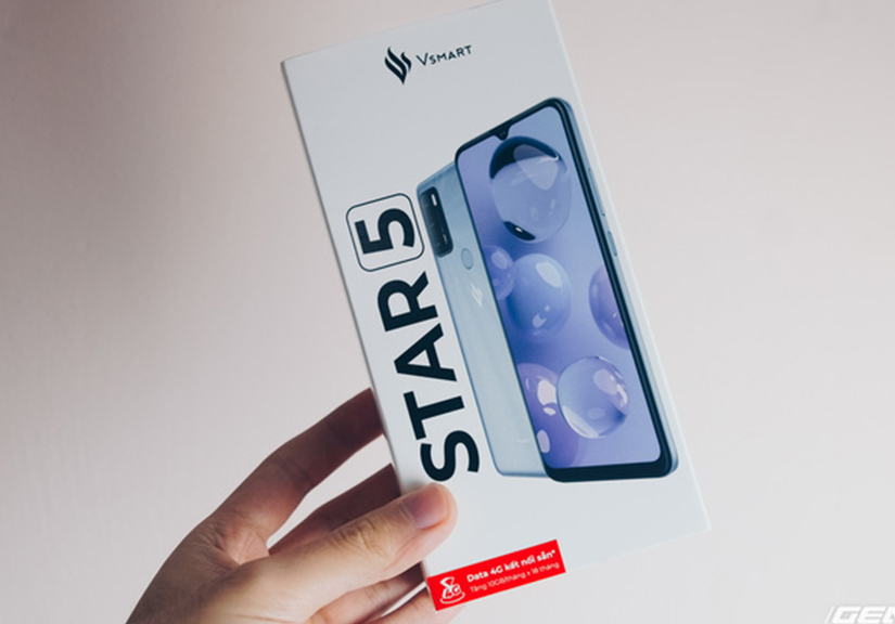 Trên tay Vsmart Star 5: Smartphone duy nhất trong tầm giá có eSIM kèm gói 4G miễn phí